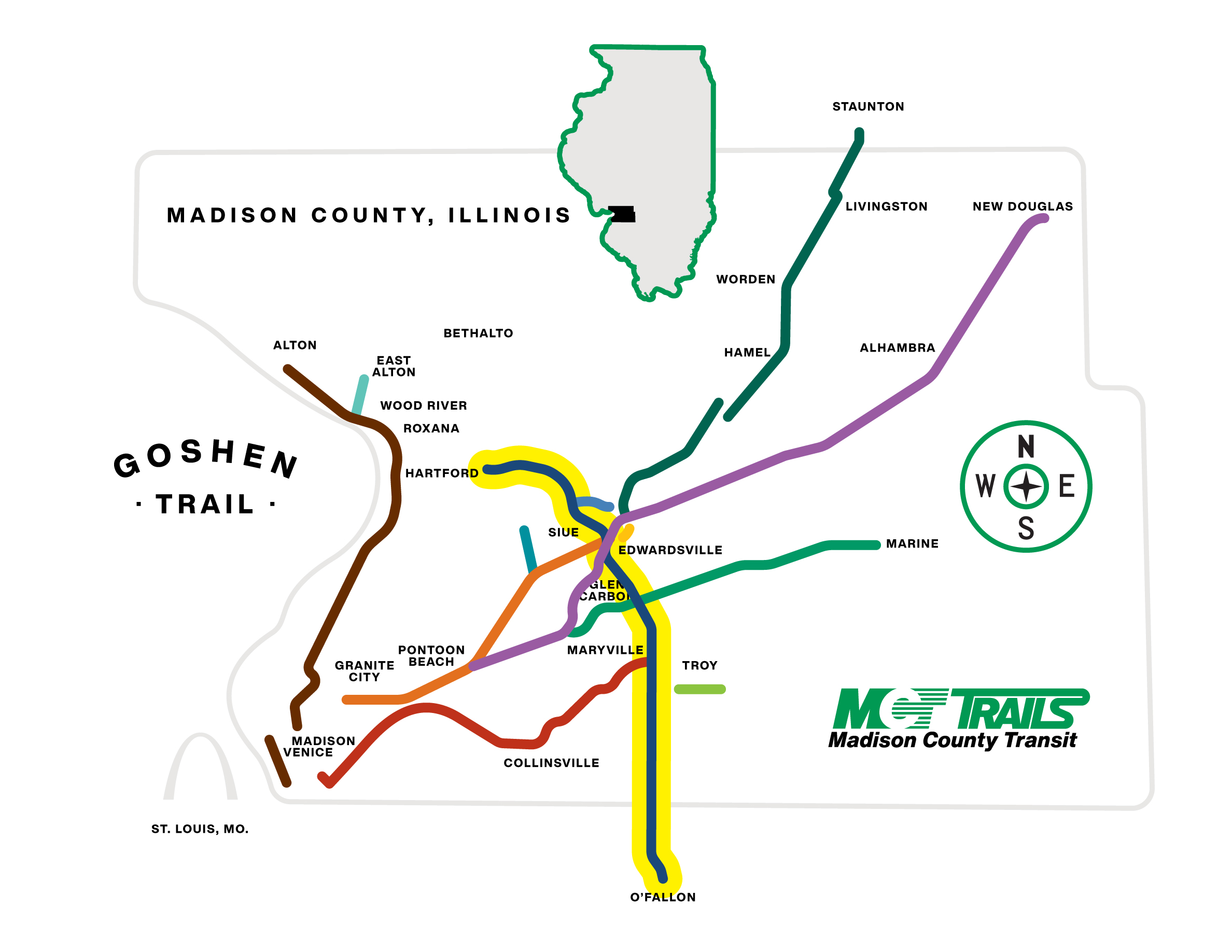 Goshen Trail Map