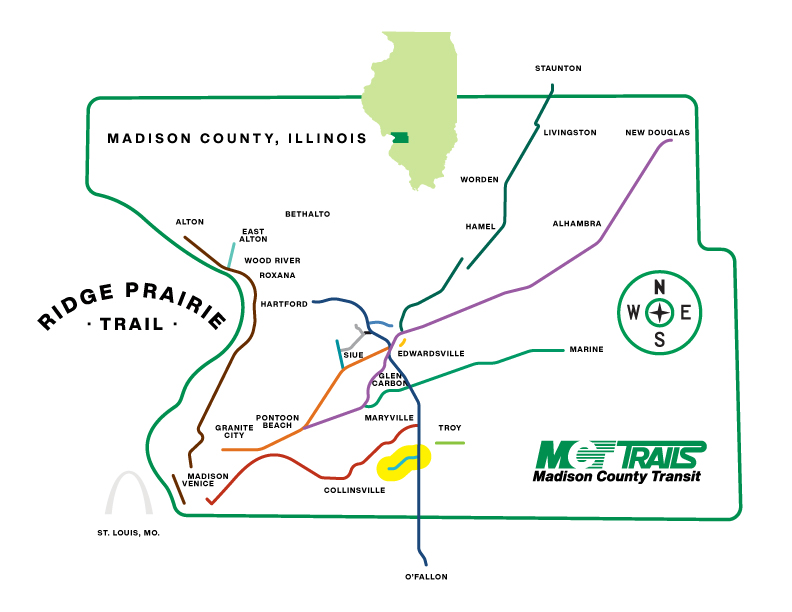Ridge Prairie Trail Map