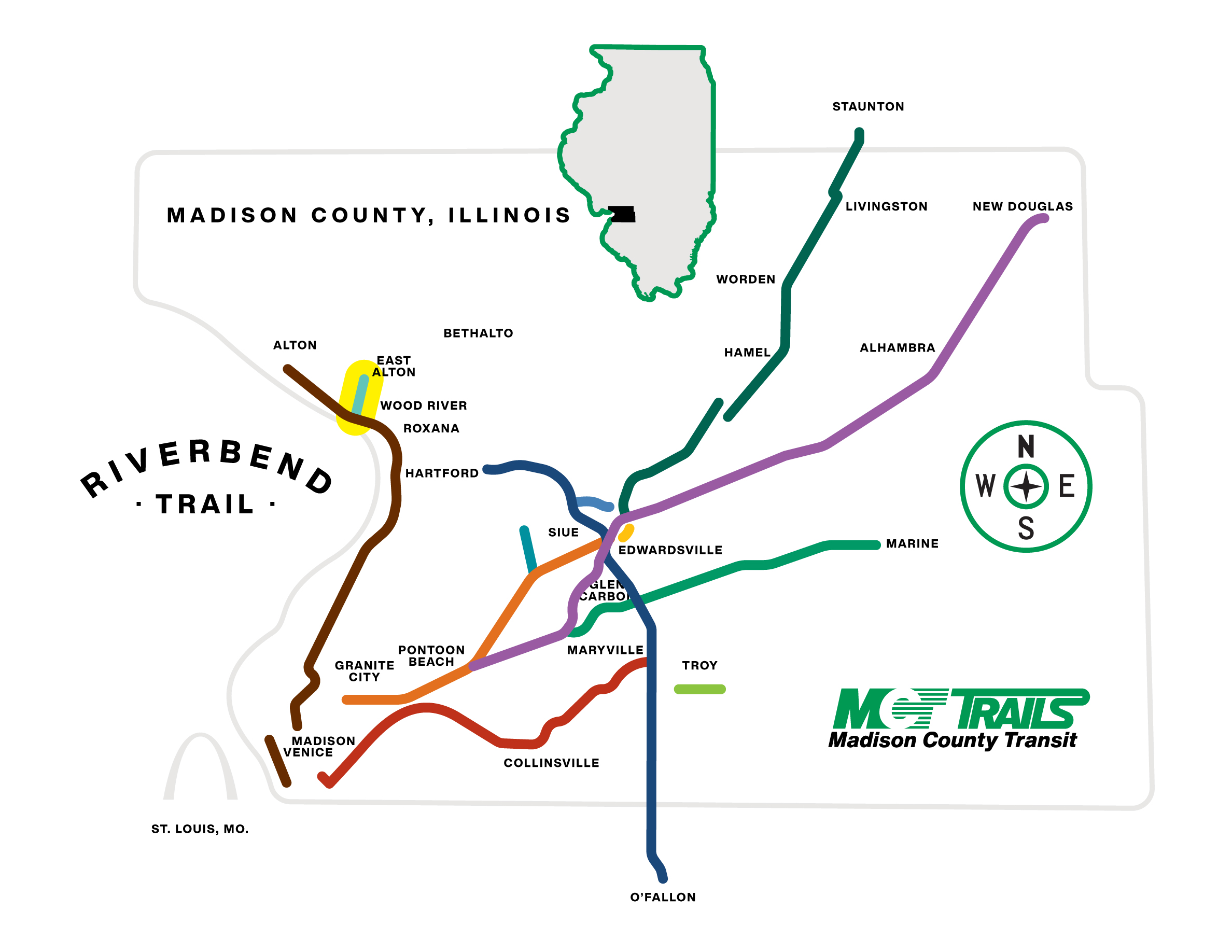 Riverbend Trail Map