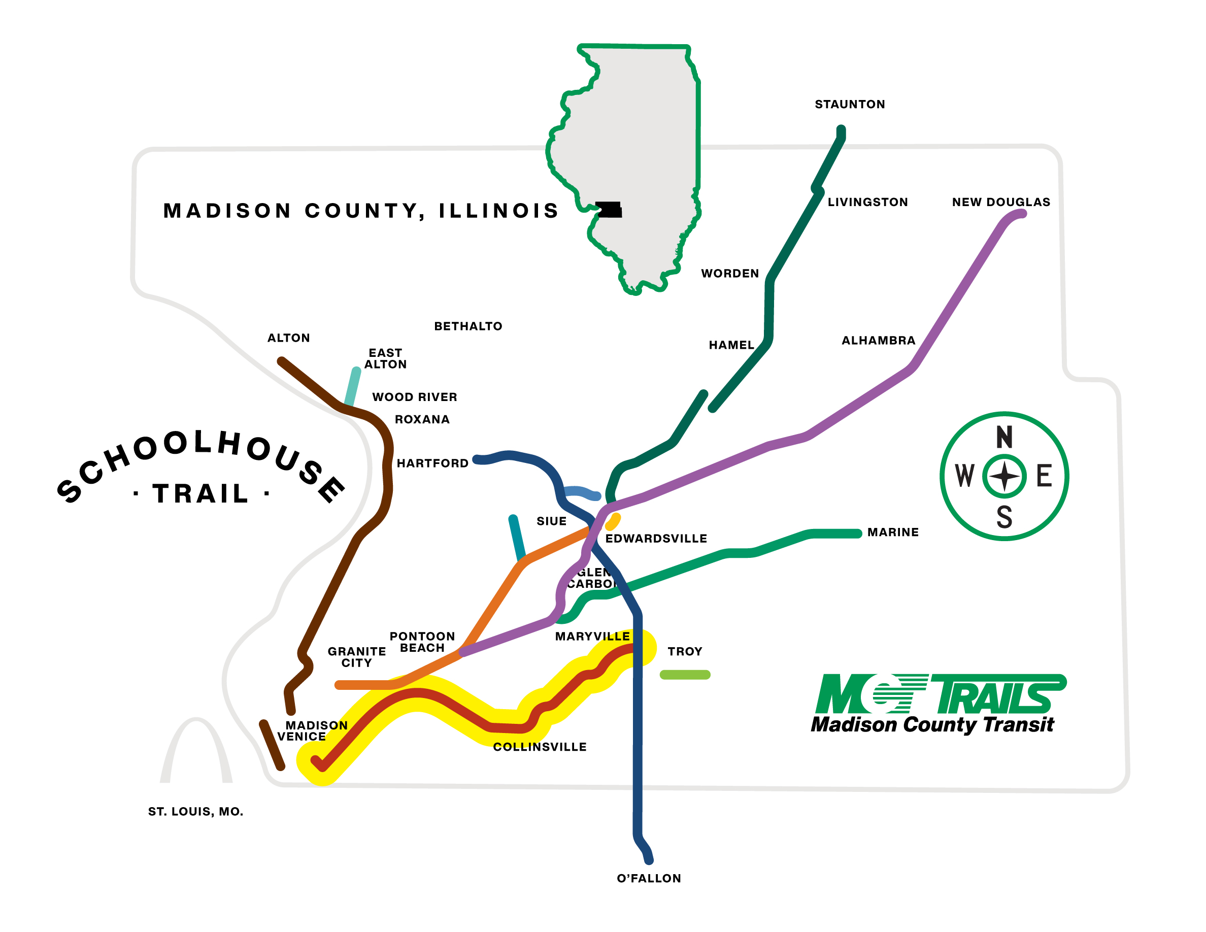 Schoolhouse Trail Map