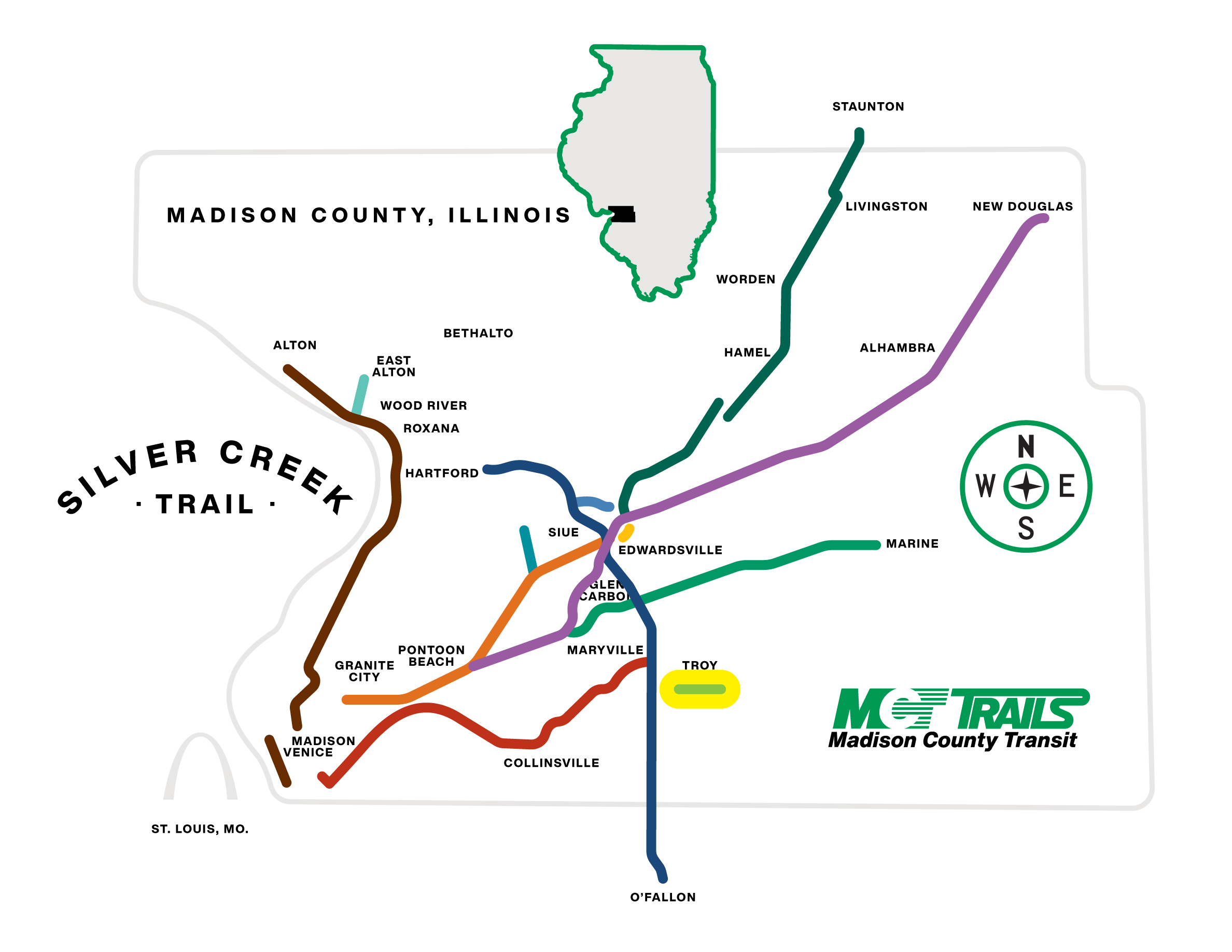 Silver Creek Trail Map