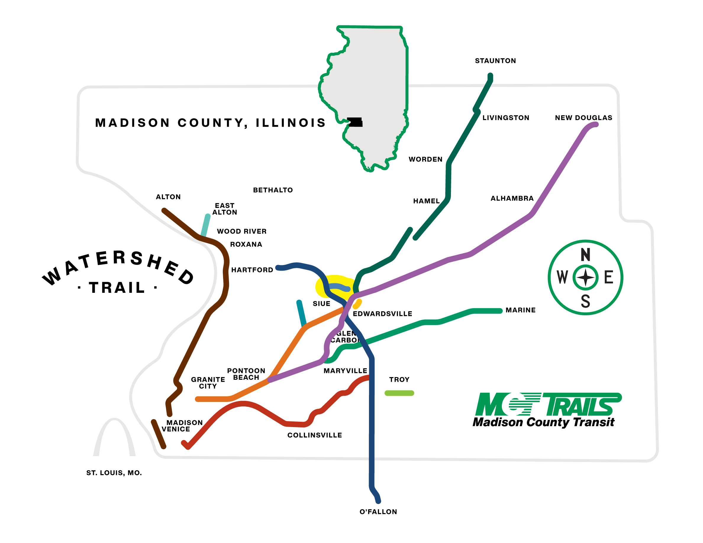 Watershed Trail Map